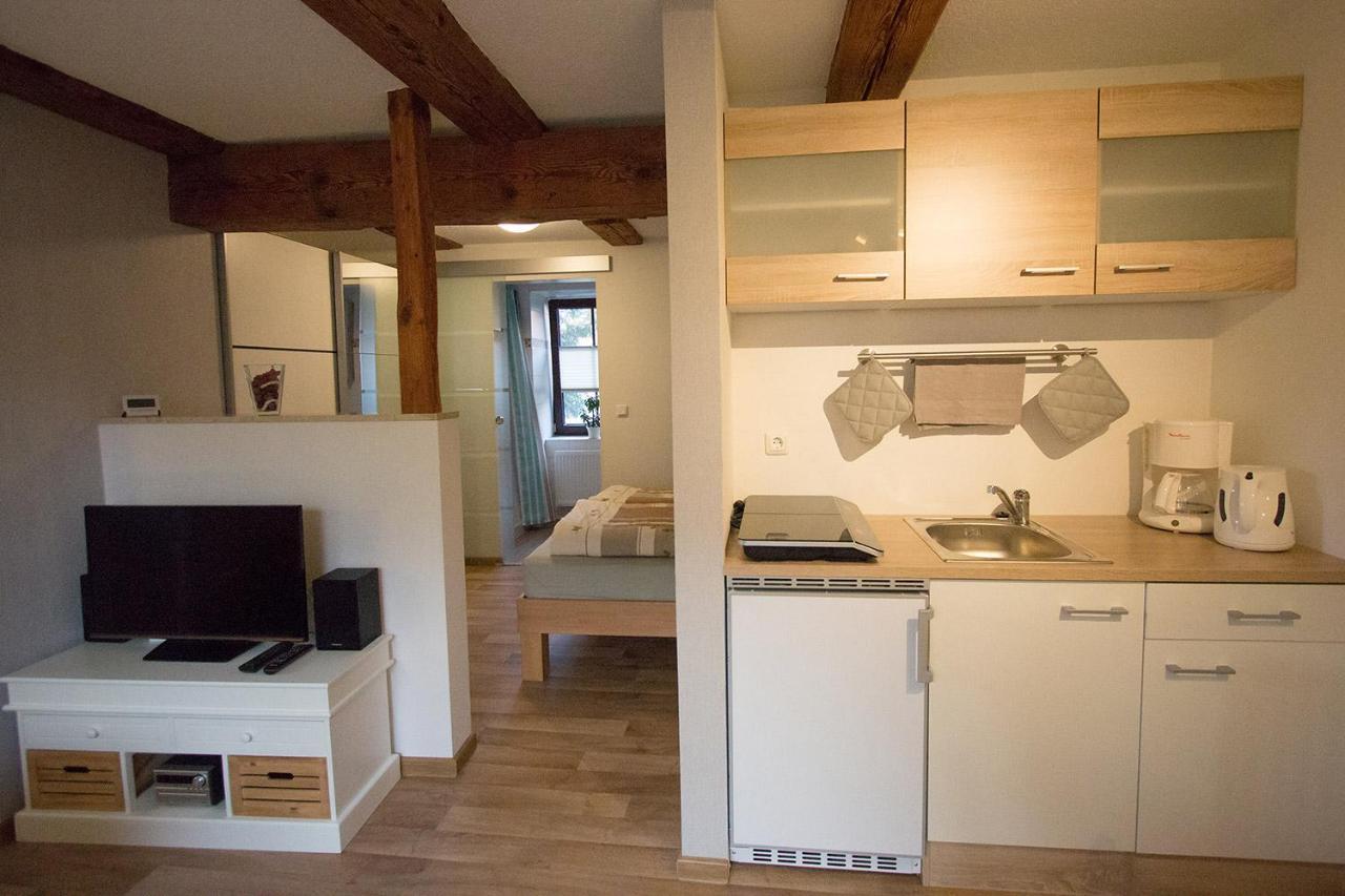 Ferienwohnung Alte Gaertnerei Thale Eksteriør billede